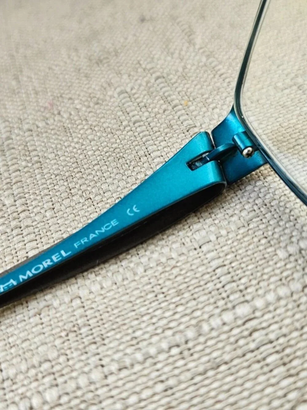 Morel France Women Eyeglasses Frame Brown/Turquoise Tone Eyewear Glasses
